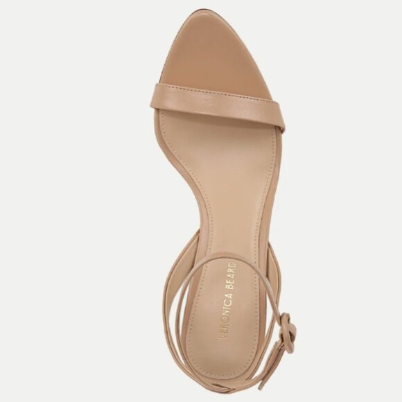 Veronica Beard Darcelle Bisquele Sandals Kitten Heels Size 7.5 - Picture 9 of 13